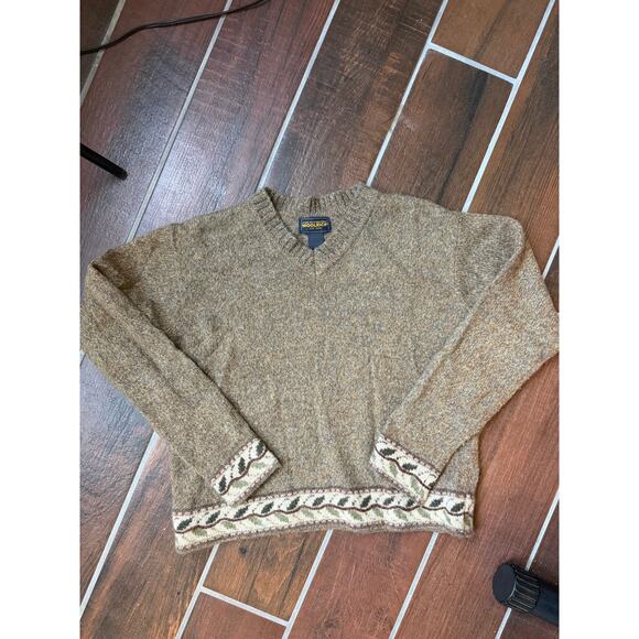 Vintage 100% Wool Woolrich Fall Sweater, Small - Picture 1 of 8